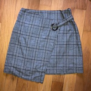 LF plaid skirt